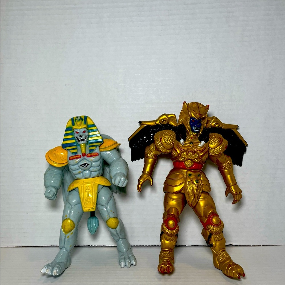 1993 BANDAI MIGHTY MORPHIN POWER RANGERS KING SPHINX EVIL SPACE ALIEN/GOLDAR